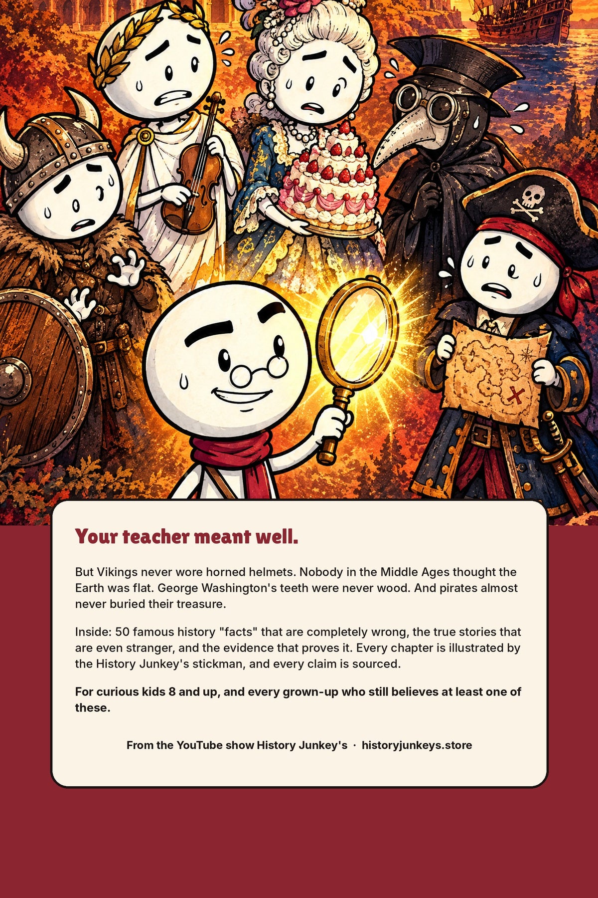 Back cover: Your teacher meant well.